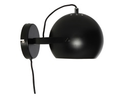 Лампа настенная ball (frandsen) черный 12x10x16 см.
