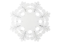 Зеркало neo barock (kare) серебристый 99x99x2 см.