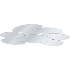 Зеркало leafs (kare) серебристый 46x150x3 см.