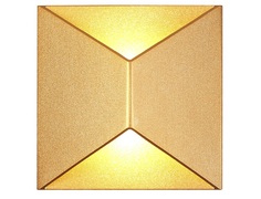 Накладной светильник tibro (odeon light) золотой 18x18x6 см.