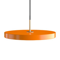 Подвесной светильник asteria medium (umage) оранжевый 43x14x43 см.