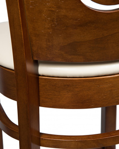 Стул барный jerry bar (dobrin) коричневый 41x114x42 см.