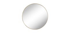 Зеркало rauntel d75 gold (genglass) золотой 75x4 см.