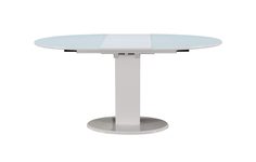 Стол обеденный раздвижной (europe style) белый 160.0x77.0x80.0 см.