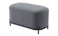 Пуф sofa (europe style) серый 82.0x47.0x42.0 см.