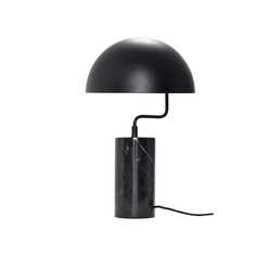 Настольная лампа hubs (hubsch) черный 48 см.