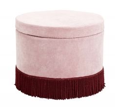 Пуф comfort (nordal) розовый 45 см.