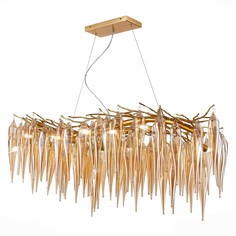 Люстра подвесная siena (st luce) золотой 155 см.