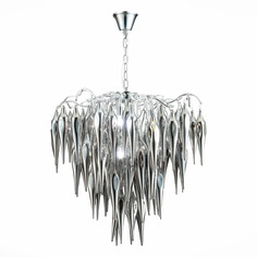 Люстра подвесная siena (st luce) серебристый 150 см.