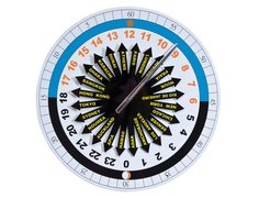 Часы настенные city circle (kare) мультиколор 38x38x6 см.