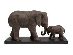Статуэтка elefant family (kare) бронзовый 58x31x19 см.