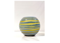 Ваза striation (kare) мультиколор 12x10x12 см.