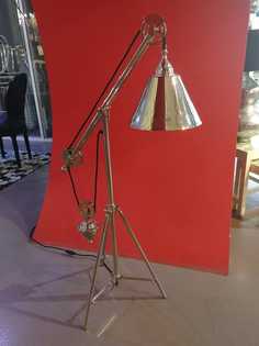 Лампа настольная paranco (kare) серебристый 42x116x52 см.