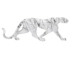 Статуэтка leopard (kare) серый 95x34x18 см.