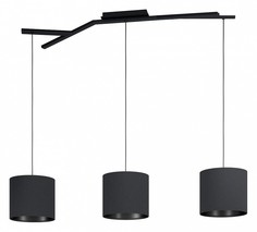 Подвесной светильник balnario (eglo) черный 130x150x25 см.