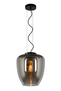 Подвесной светильник florien (lucide) серый 28x50x28 см.