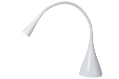 Настольная лампа zozy (lucide) белый 11.2x70x11.2 см.