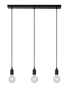 Подвесной светильник fix multiple (lucide) черный 8x20x75 см.