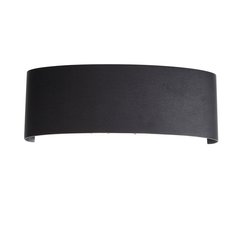 Светильник уличный настенный bisello (st luce) черный 22x9x5 см.