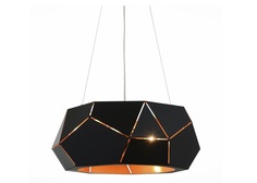 Люстра подвесная enigma (st luce) черный 20 см.