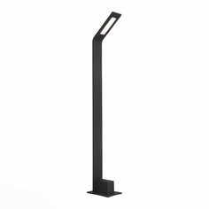 Светильник уличный наземный ansa (st luce) черный 16x80x10 см.