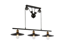 Светильник подвесной esperazza (st luce) черный 150 см.