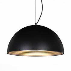 Светильник подвесной tappo (st luce) черный 20 см.