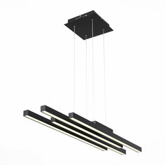 Люстра подвесная samento (st luce) черный 95x110x21 см.