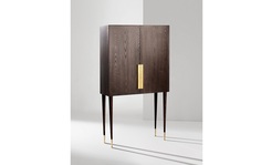 Шкаф барный bullwood (acwd) коричневый 100x171x40 см.