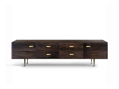 Тумба низкая bullwood (acwd) коричневый 202x52x50 см.