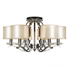 Потолочная люстра ilamp london (ilamp) серебристый 40 см.