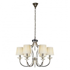 Подвесная люстра ilamp charm (ilamp) серебристый 65 см.