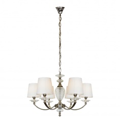 Подвесная люстра ilamp hilarious (ilamp) серебристый 62 см.