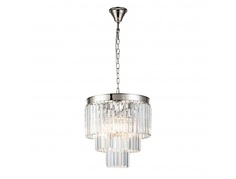 Подвесная люстра triumph (ilamp) серебристый 50 см.