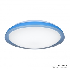 Потолочный светильник iledex chameleon (iledex) голубой 10 см.