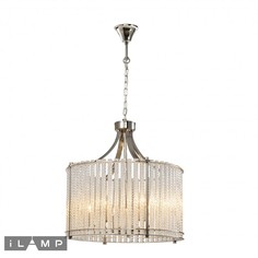 Подвесная люстра manhattan (ilamp) серебристый 51x52 см.