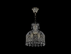 Подвесной светильник bohemia ivele (bohemia ivele crystal) золотой 24x28 см.
