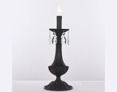 Настольная лампа bogemia black (bohemia ivele crystal) черный 38 см.