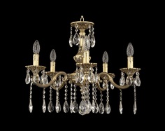 Люстра bogemia gold (bohemia ivele crystal) золотой 45 см.