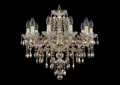 Люстра bogemia gold s (bohemia ivele crystal) золотой 51 см.