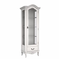 Витрина однодверная white wood n1r (правая) (la neige) белый 70.0x44.0x203.0 см.