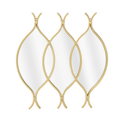Зеркало настенное massa (to4rooms) золотой 69.0x72.0x3.0 см.