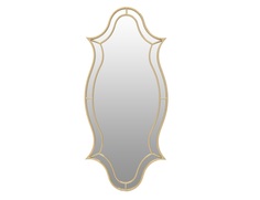 Зеркало настенное foued (to4rooms) золотой 49.0x110.0x2.5 см.