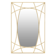 Зеркало настенное valens (to4rooms) золотой 60.0x90.0x3.0 см.