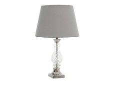 Лампа настольная roberta (to4rooms) серый 51.5 см.
