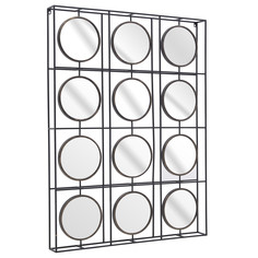 Зеркало настенное bursa (to4rooms) черный 100x135x10 см.