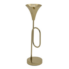 Лампа настольная trumpet jazy (to4rooms) золотой 16x48x18 см.