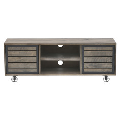 Комод-tv тумба maaseik (to4rooms) черный 140x50x40 см.