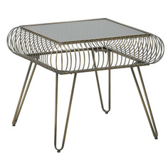 Стол creil (to4rooms) серый 58x50x58 см.