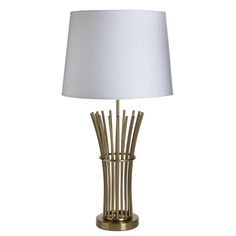 Лампа настольная lines (to4rooms) золотой 68 см.